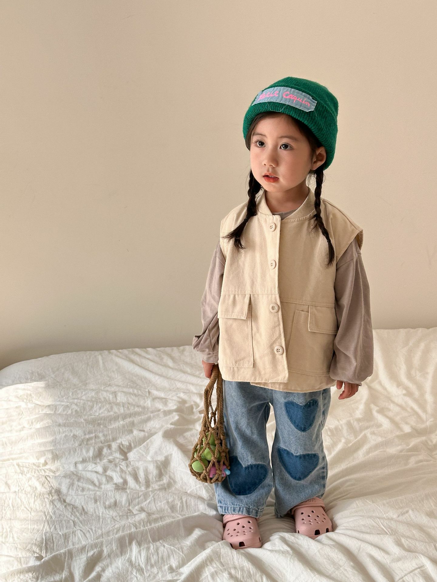 25 夏 大愛心軟質休閒牛仔褲