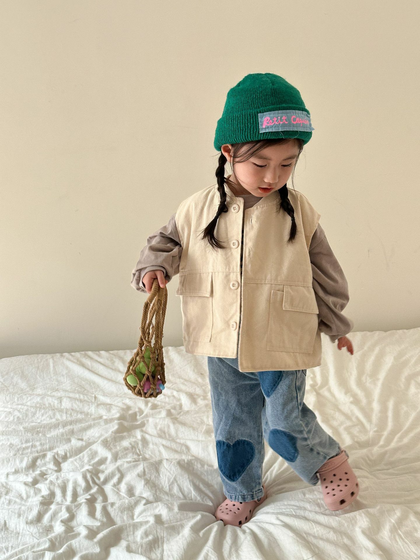 25 夏 大愛心軟質休閒牛仔褲