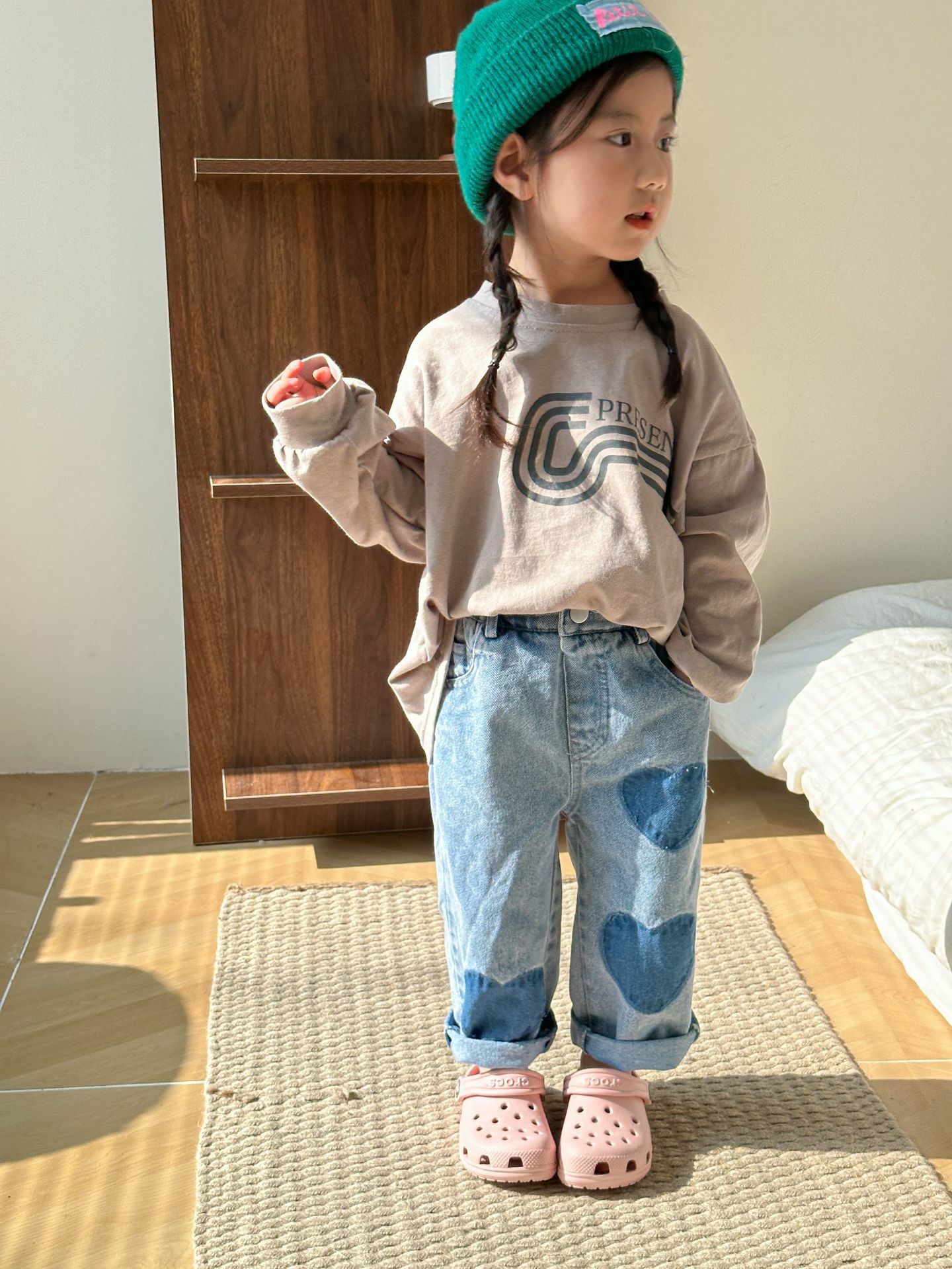 25 夏 大愛心軟質休閒牛仔褲