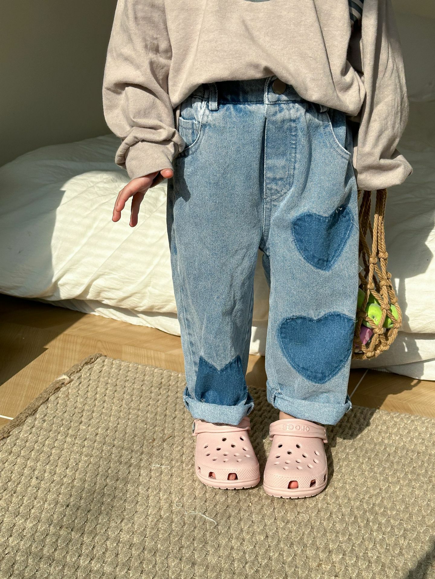 25 夏 大愛心軟質休閒牛仔褲