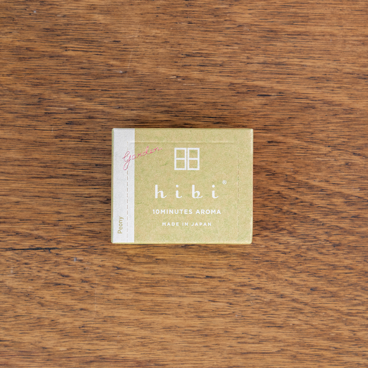 10分鐘香薰火柴 garden. 系列 (牡丹・30支裝)｜hibi