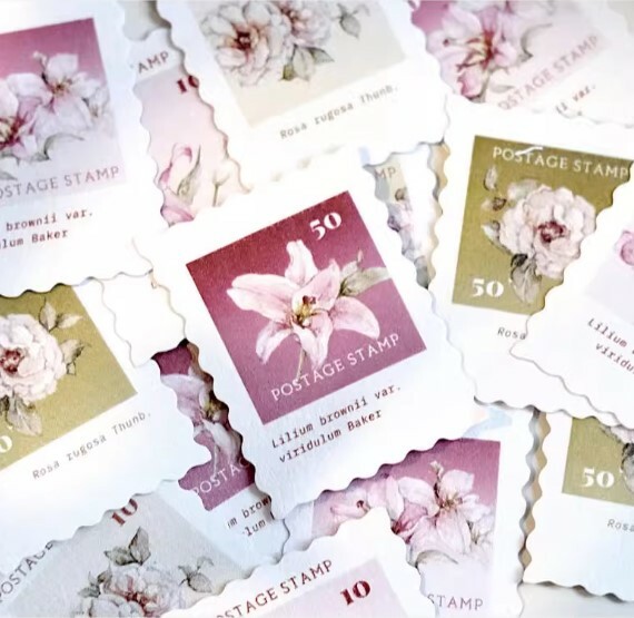 Freckles Tea Sticker Stamp - Spring