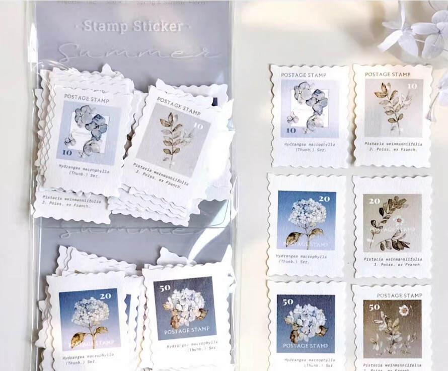 Freckles Tea Sticker Stamp - Summer