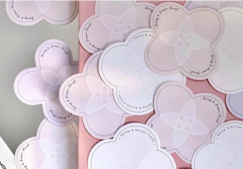 Freckles Tea Paper - Flower Pattern Notepad