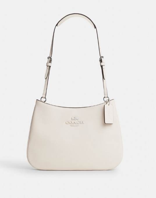 [S] COACH CP101 SM LEATHER PENELOPE TNL HW,SV/CHALK, 196395164813, FINAL SALE (SCO834)