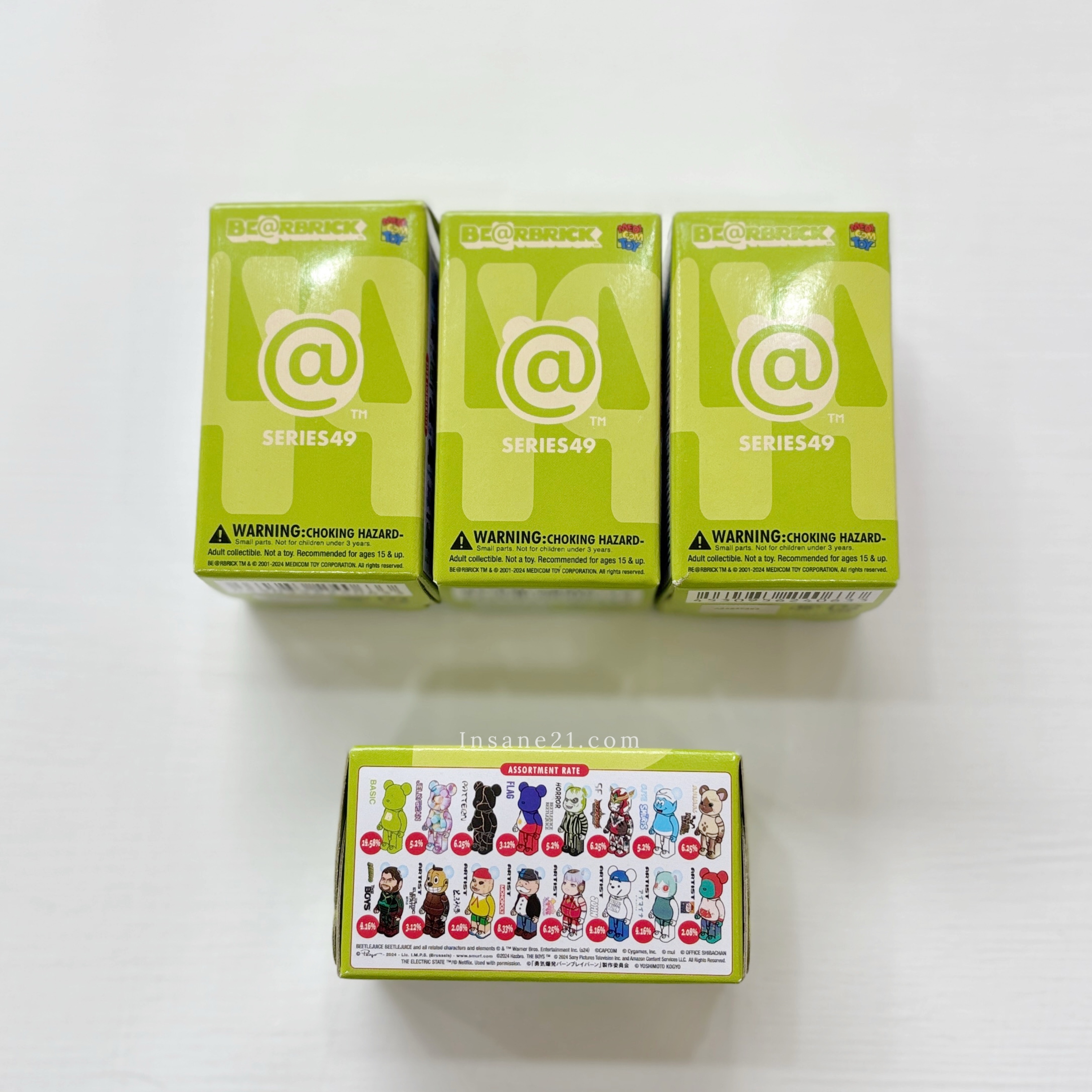 BE@RBRICK SERIES 49 庫柏力克熊 盲盒 49代