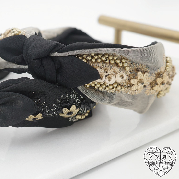 手工串珠寶石髮箍