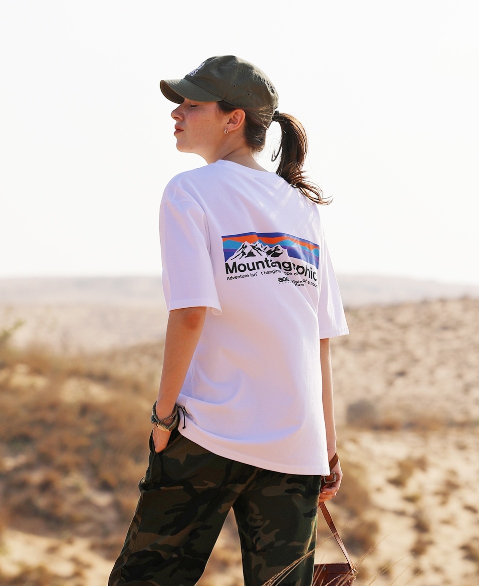 韓牌 Fluke Mountain Graphic Silhouette T-Shirt [FST151]