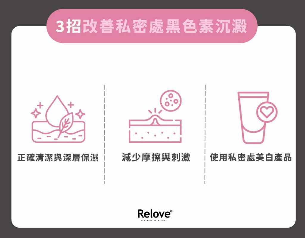 3招有效改善私密處黑色素沉澱