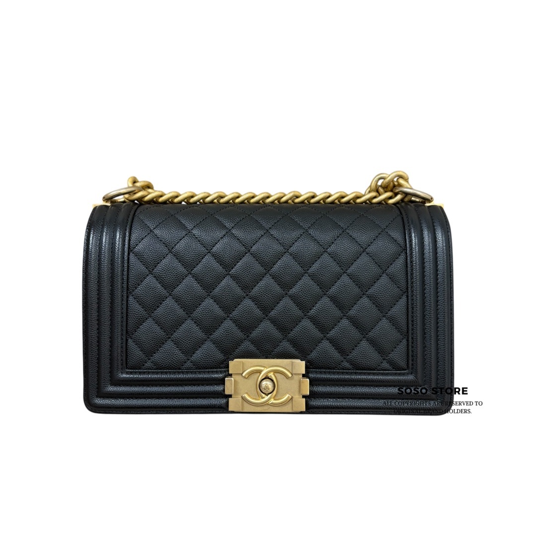 Chanel Boy 25 - Black / Ghw