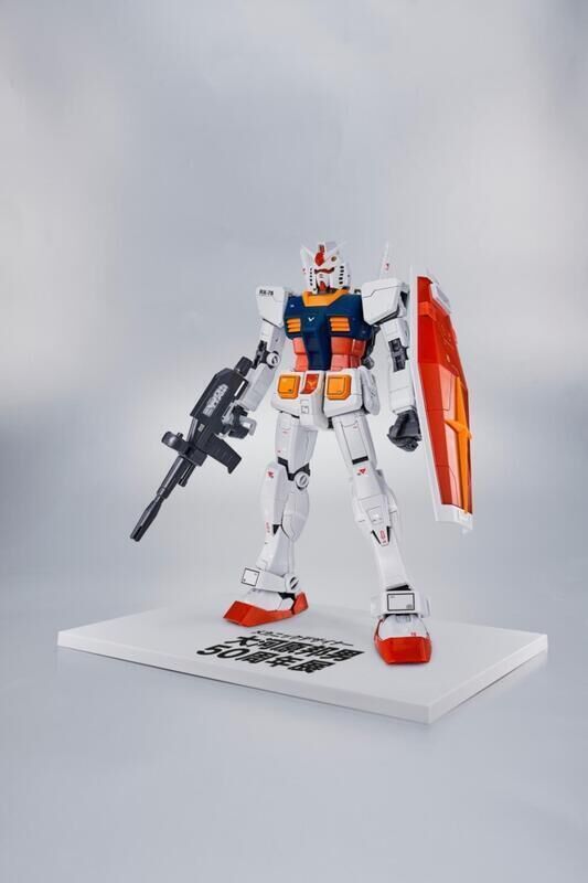 BANDAI 代理版 組裝模型 1/144 大河原邦男50周年展 會場限定 RG RX-78-2 鋼彈