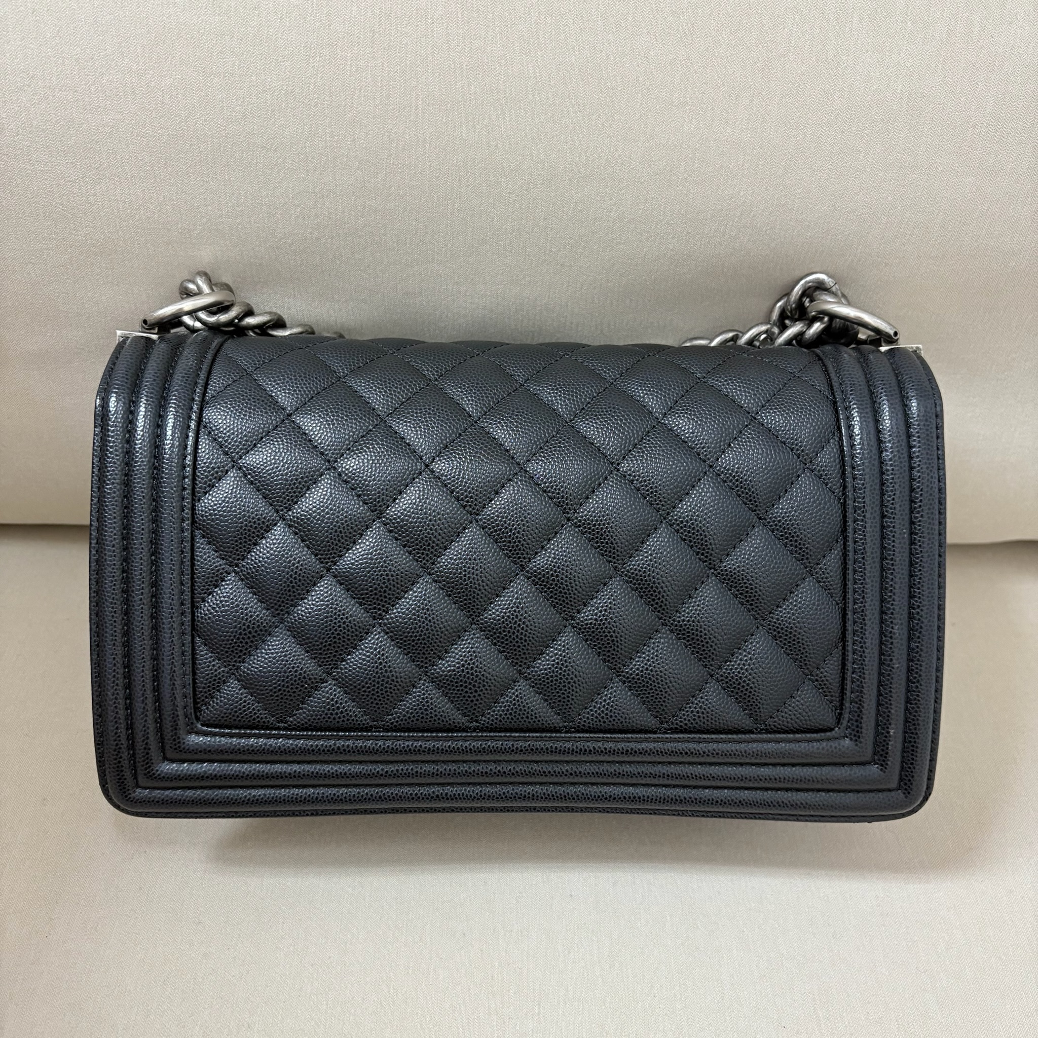 Chanel Boy 25 - Black / Shw