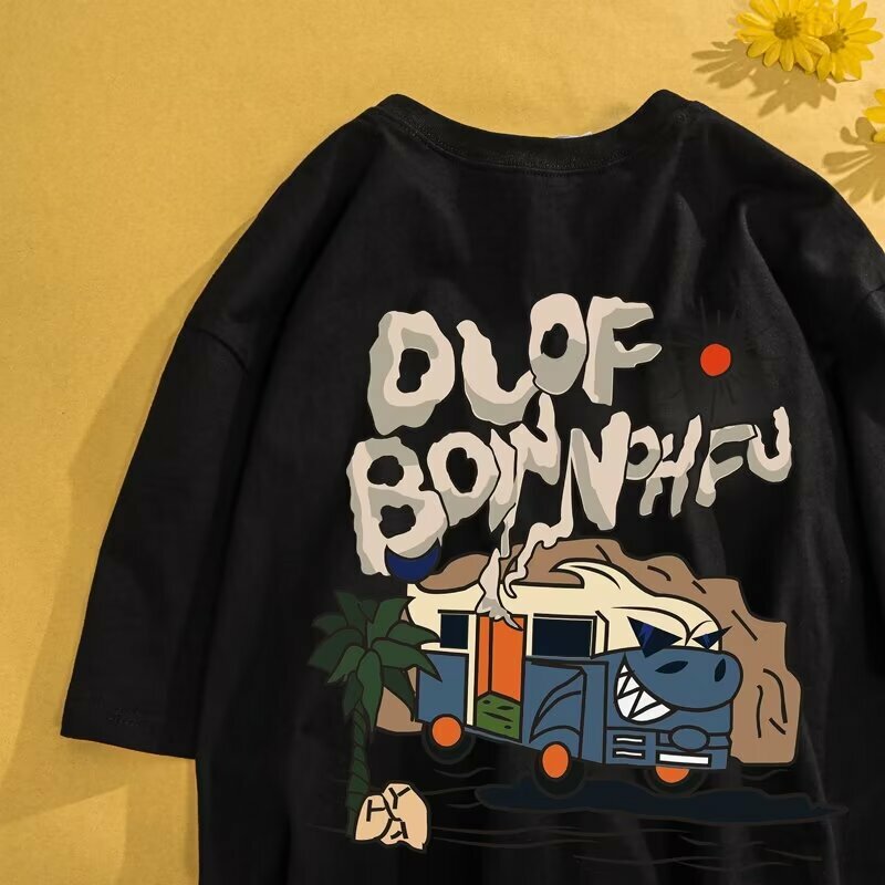 復古卡通短袖t恤