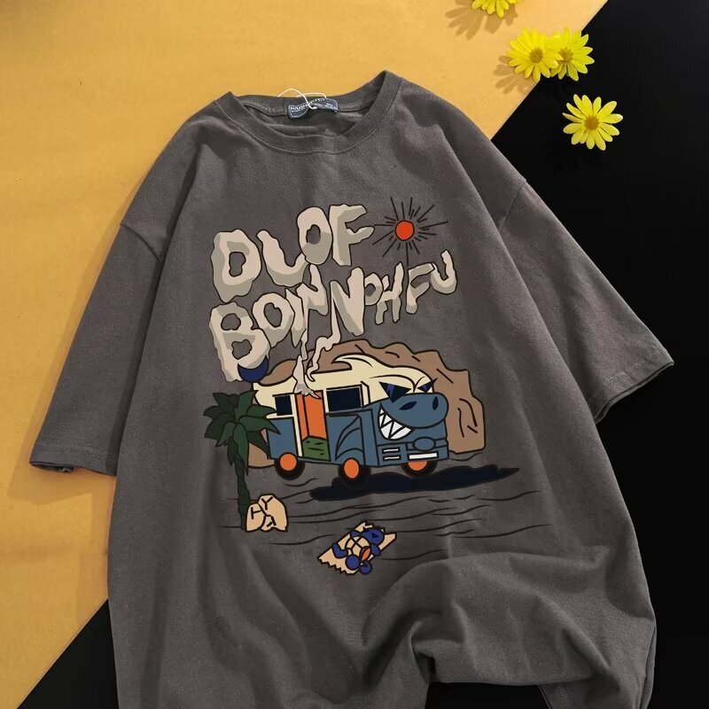 復古卡通短袖t恤