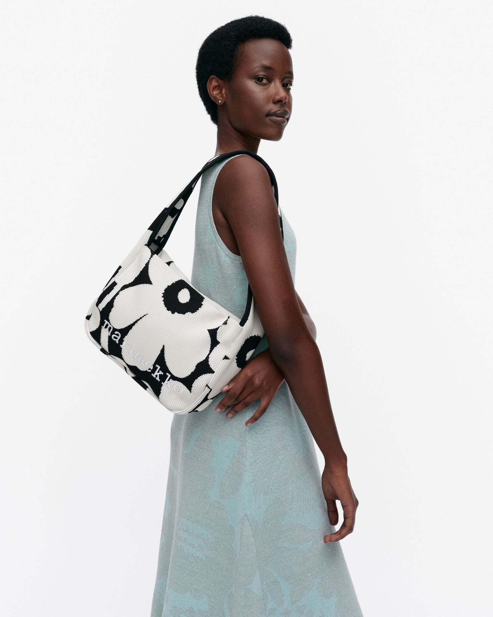 KNITTED SHOULDERBAG UNIKKO 印花肩背包