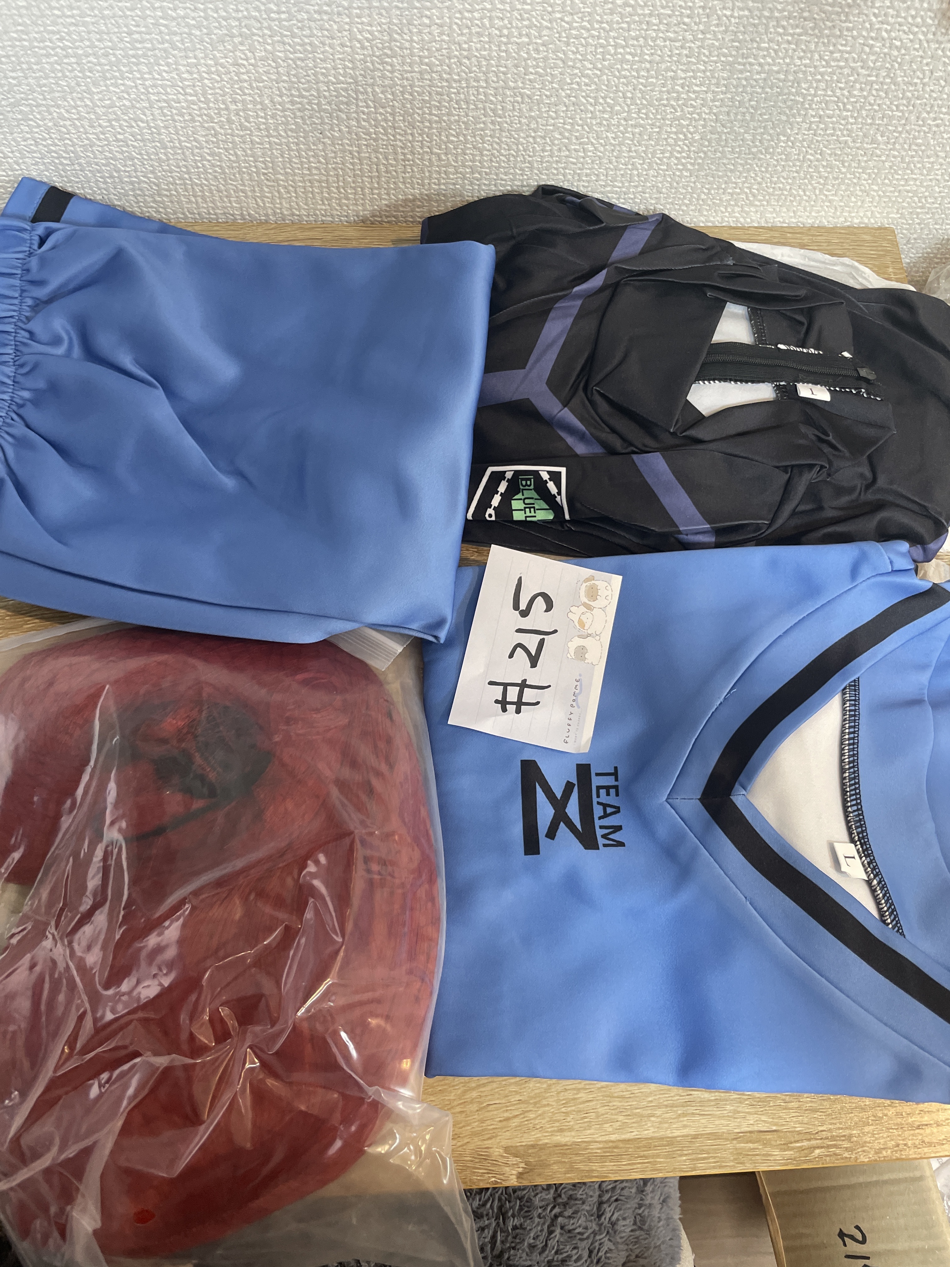 BlueLock  千切 COSPLAY服+WIG SET+L SET 中古品#215