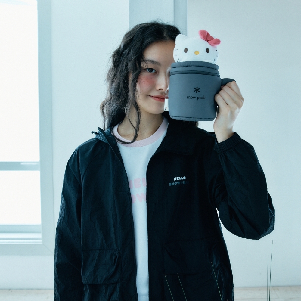 【代購】Snow Peak X Hello Kitty 女 Packable 可收納 風衣 外套  S25MWFWB83