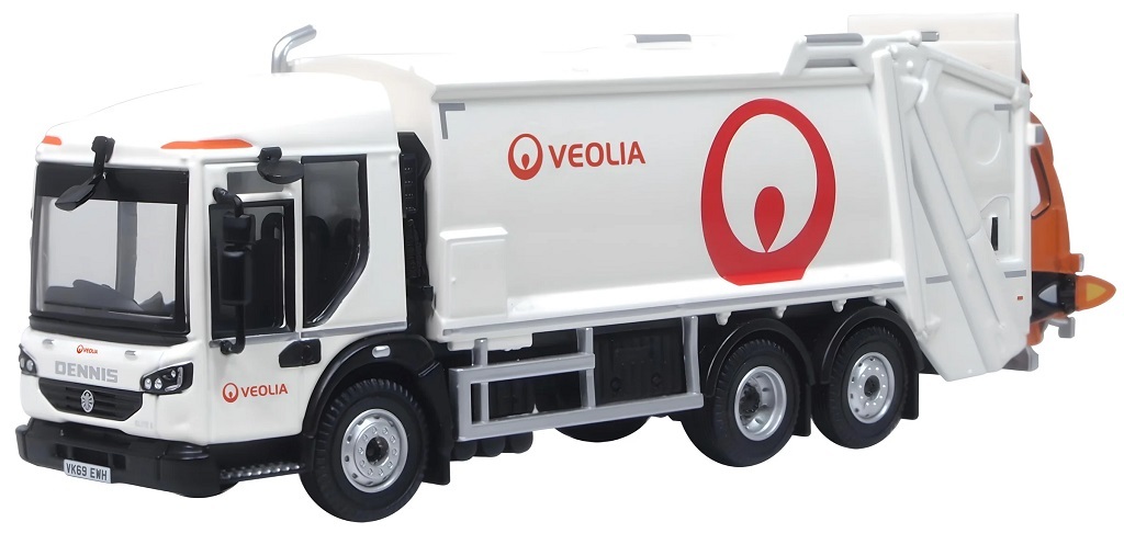 Oxford 76DE002 1:76 Veolia Dennis Eagle Olympus 垃圾車