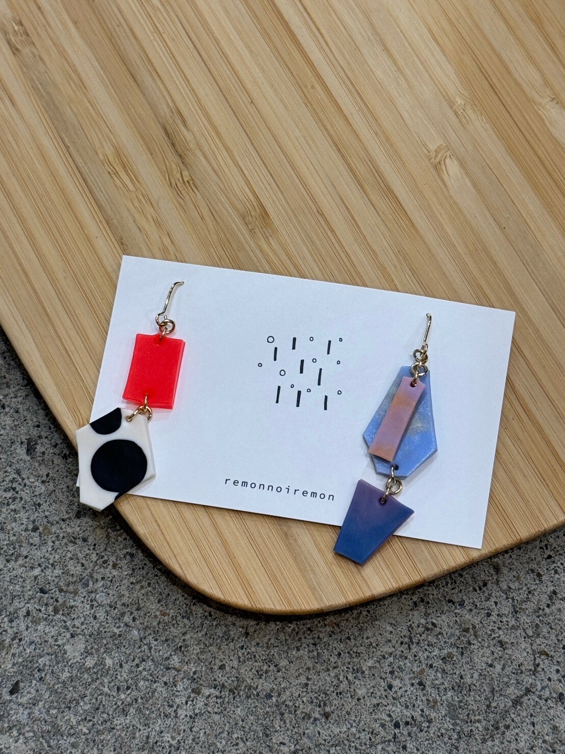 [remonnoiremon] 隨性碎片耳環 | remon18