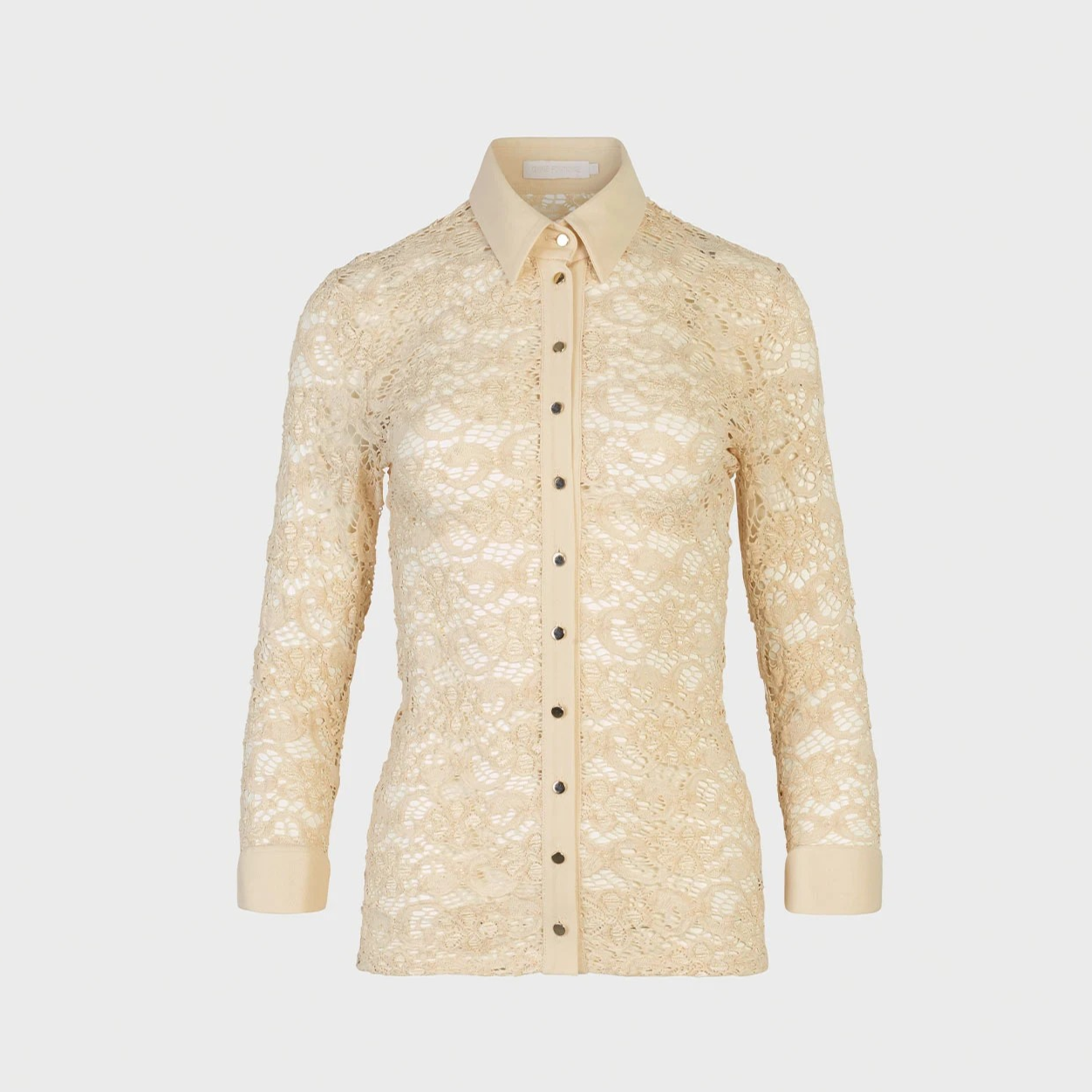 1AN0320-022 [ANNE FONTAINE] Amazone Shirt Vanille #P23F148 (C-EU-E)