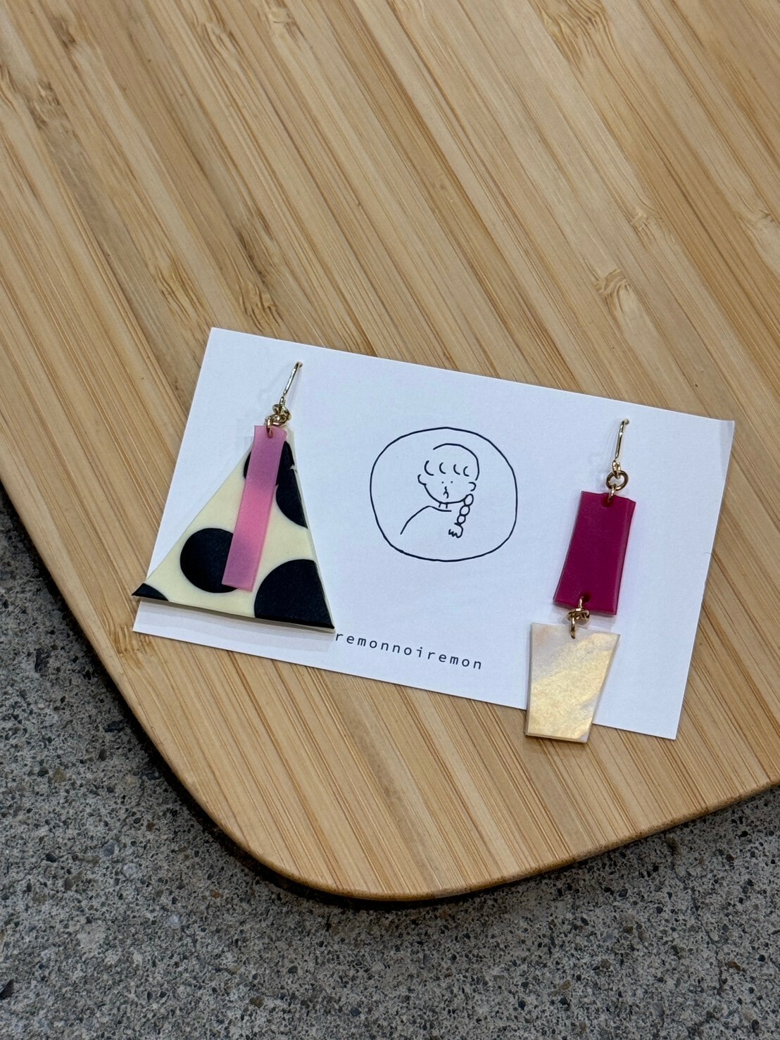 [remonnoiremon] 隨性碎片耳環 | remon21