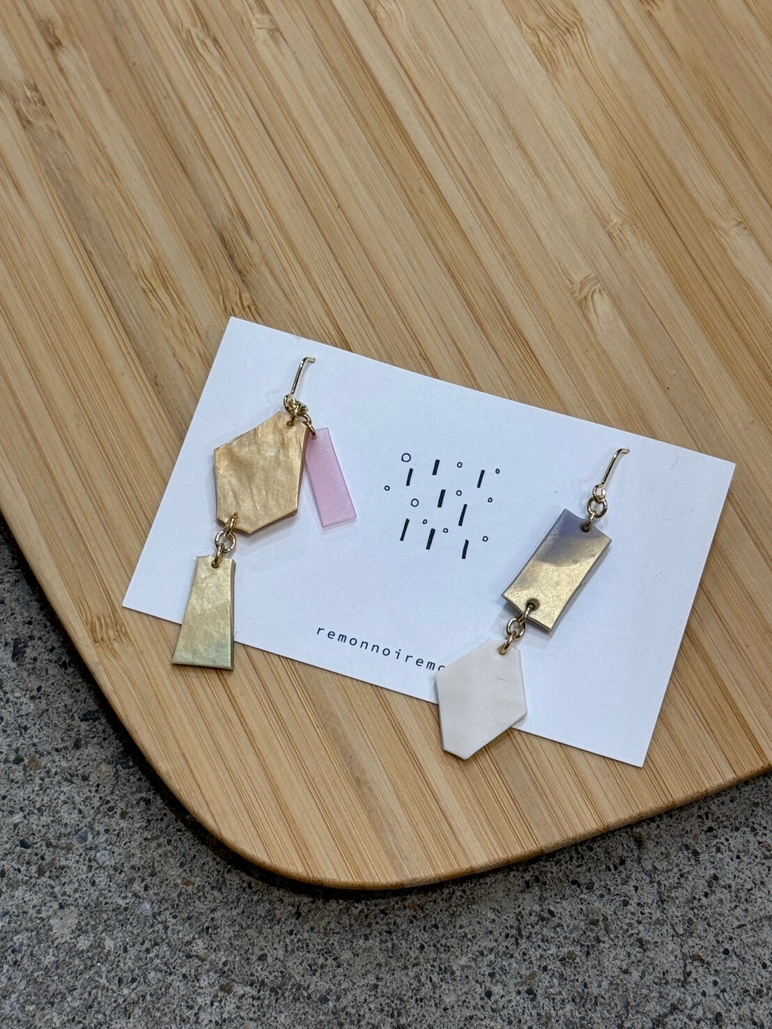 [remonnoiremon] 隨性碎片耳環 | remon22