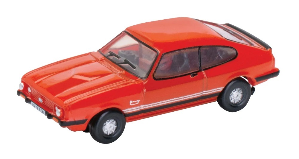 Oxford NCAP004 1:148 Ford Capri Mk3 福特汽車.橘紅