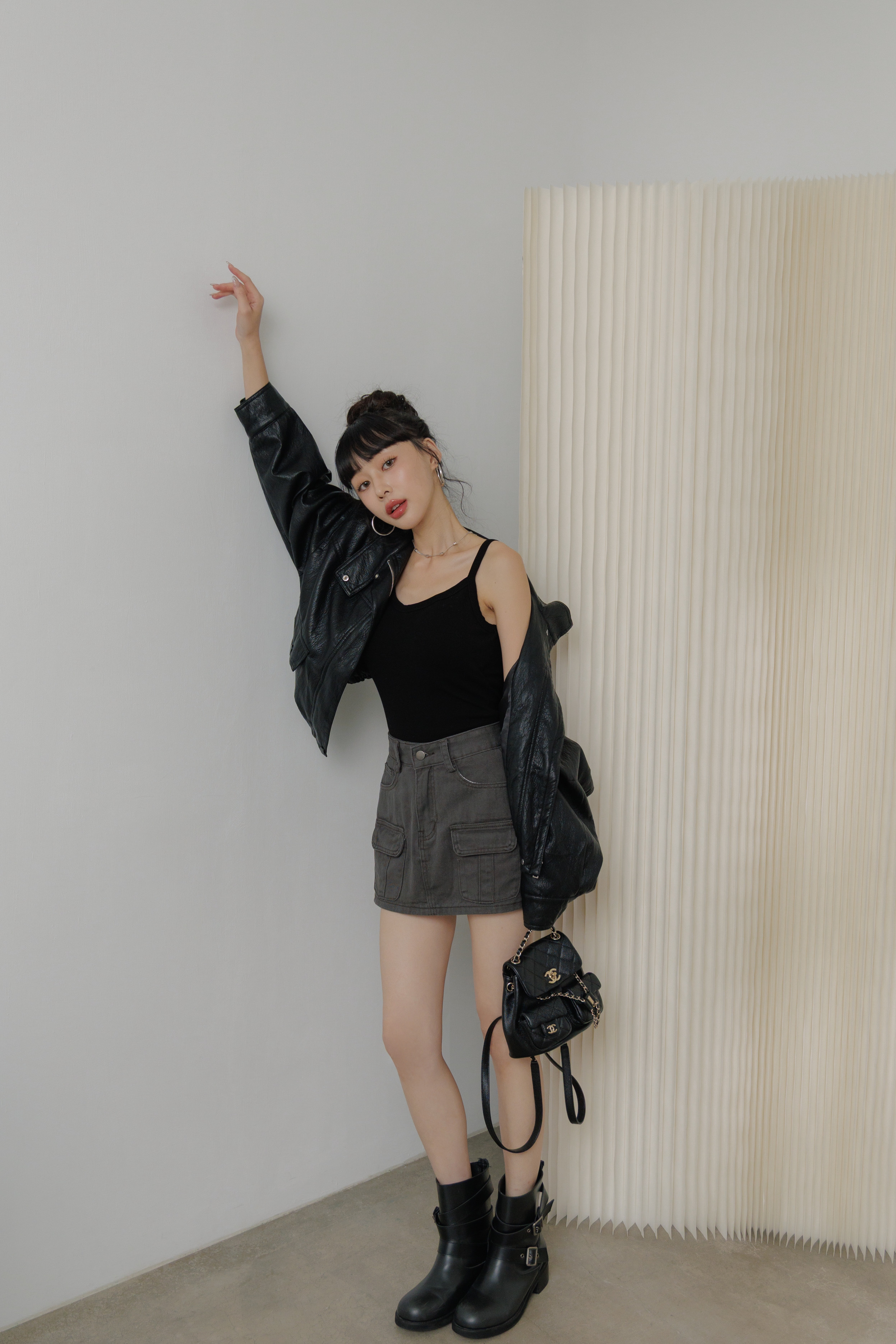 (現貨) 水洗口袋工裝裙 G19 #Winnie清單