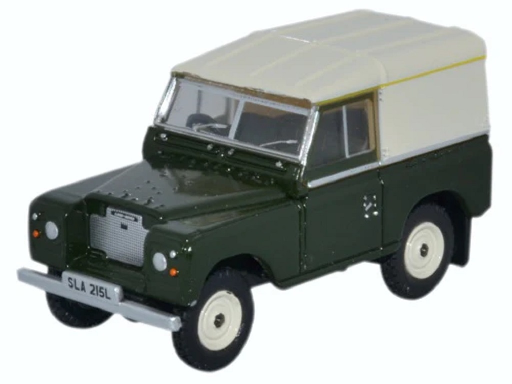 Oxford 76LR3S005 1:76 Land Rover Series III SWB 硬頂 青銅綠