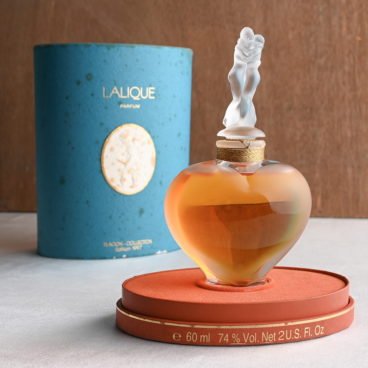 Vintage Lalique flacon collection 1997 古董香水