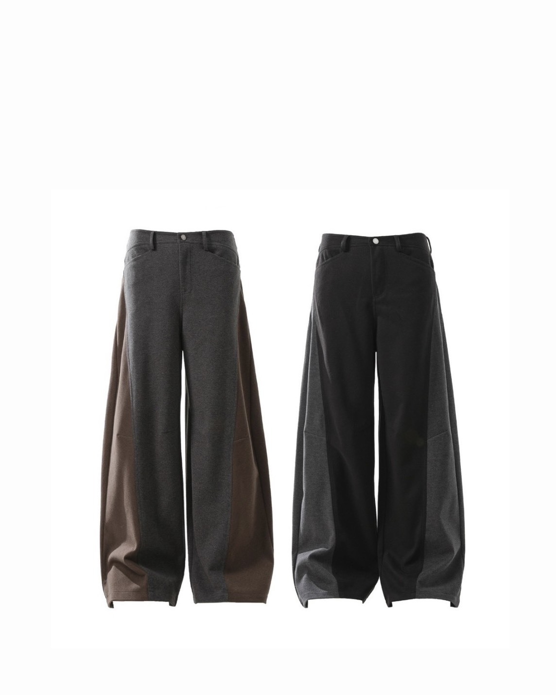 美式 拼接 復古感 長褲 #休閒褲