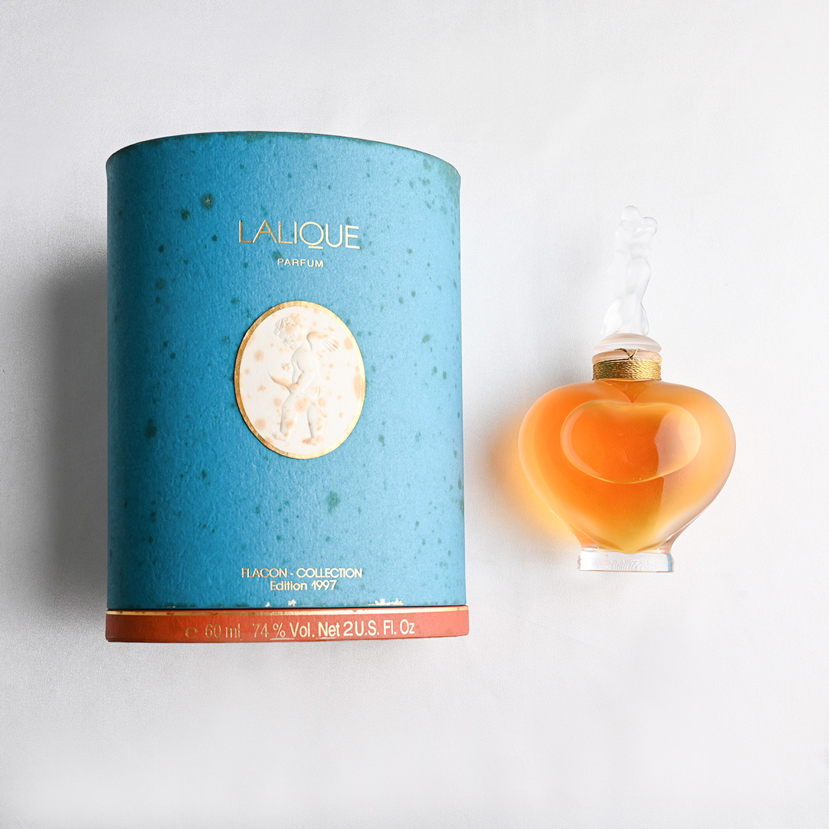 Vintage Lalique flacon collection 1997 古董香水