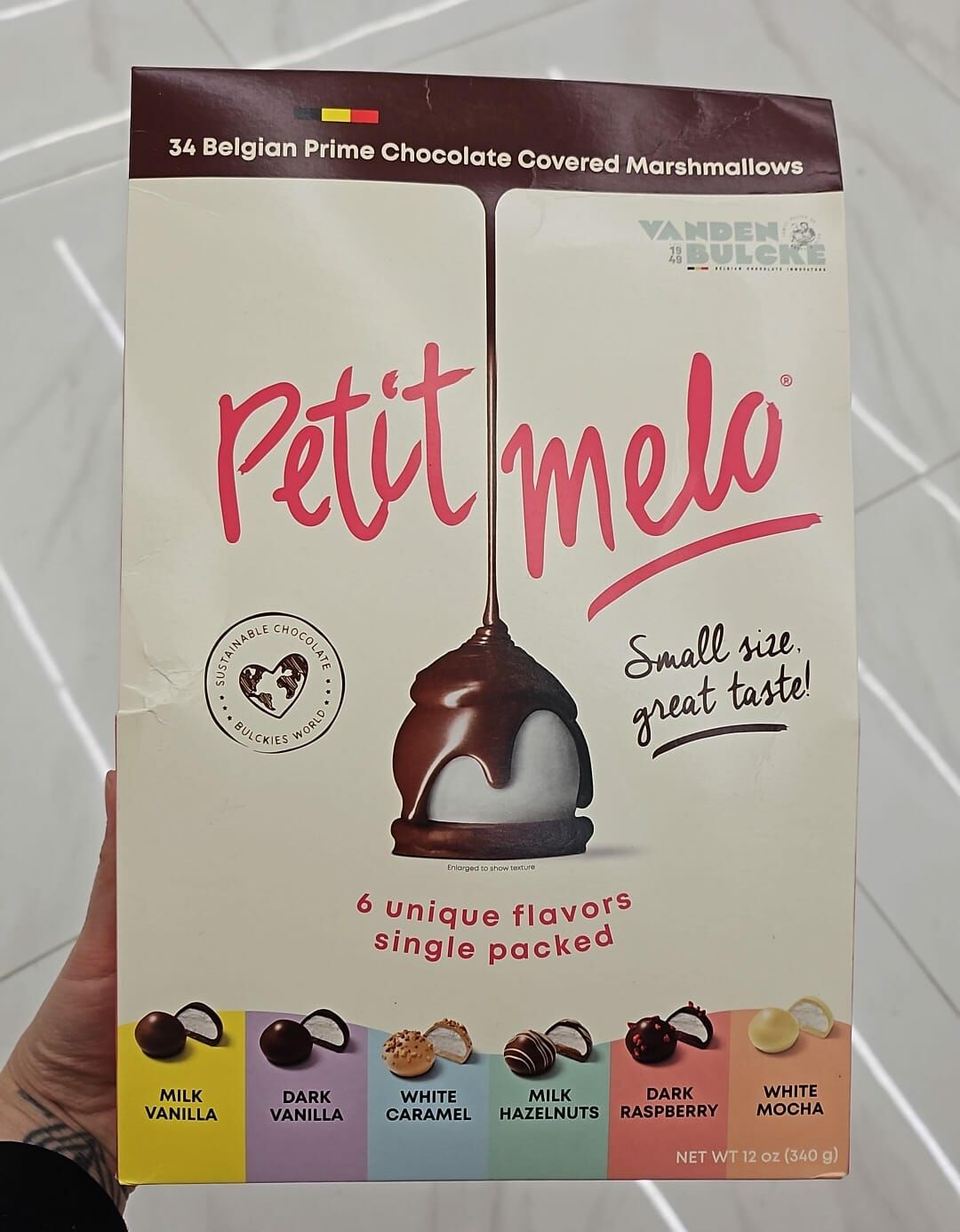 韓國連線 棉花糖朱古力340G（一盒六種口味）（K3 CO195）EXP : 2025年12月7日