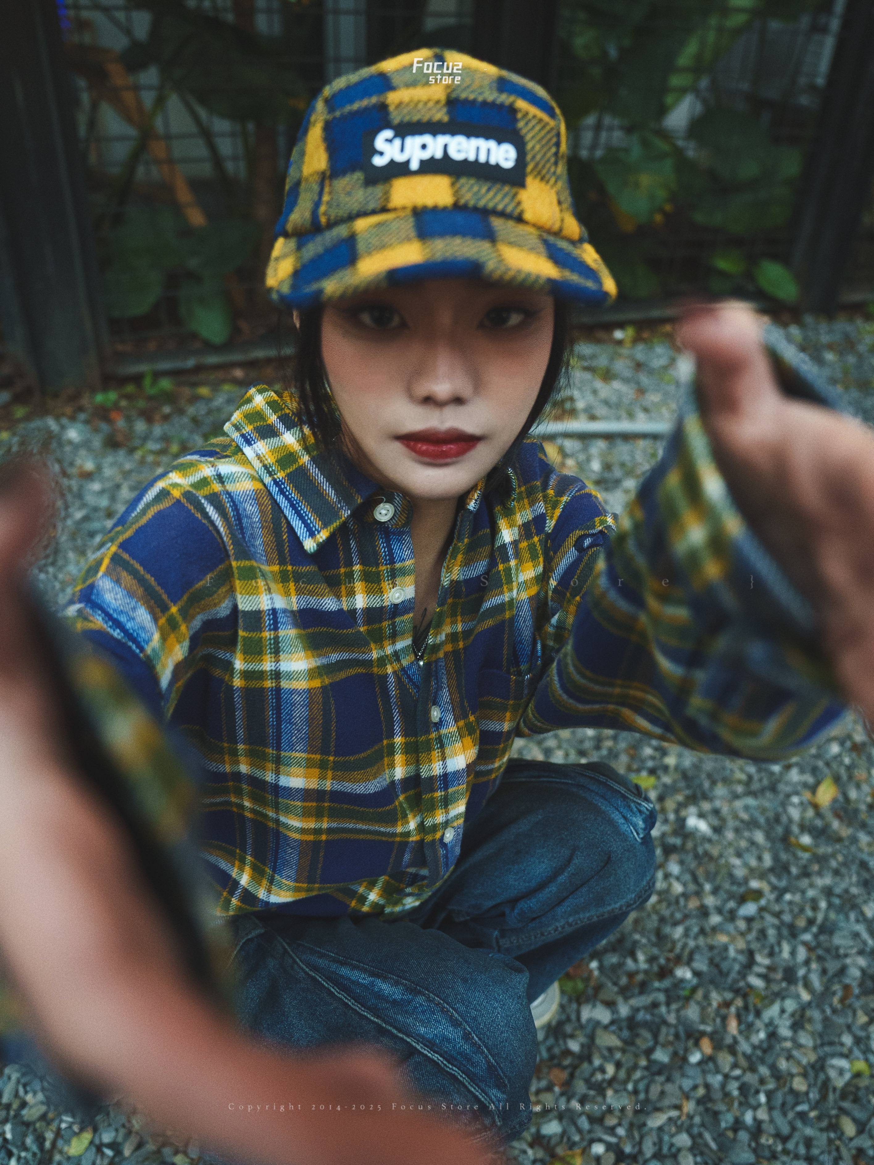 Focus Store】現貨秒發Supreme SS25 Week2 Harris Tweed Camp