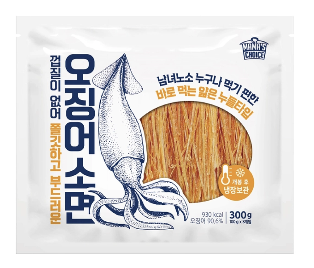 韓國連線 超幼即食烤魷魚條30g（一袋3包）（K3 CO197）