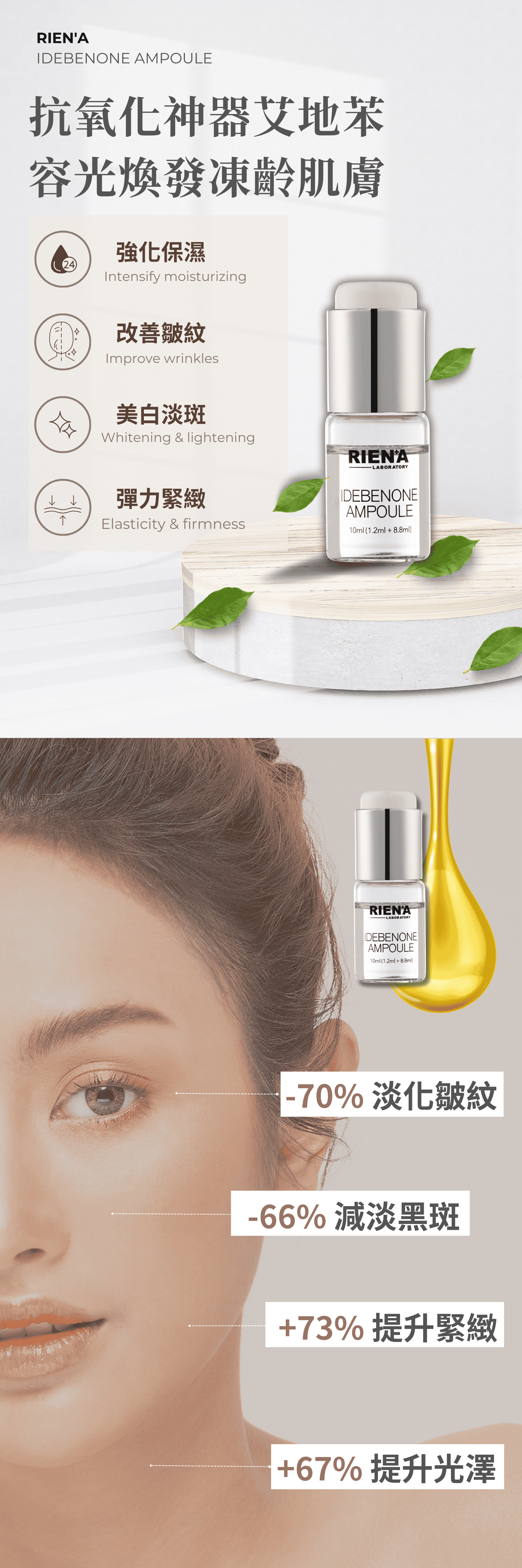 RIENA麗恩娜 艾地苯肌曜安瓶