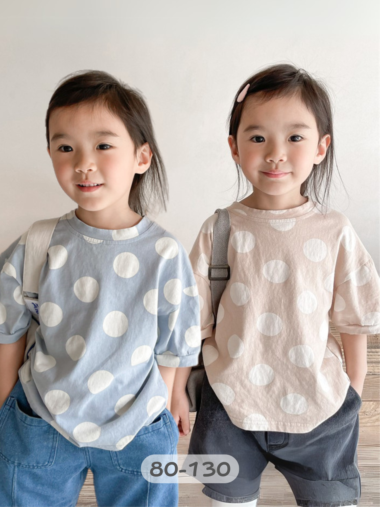 淺色波點 短袖上衣