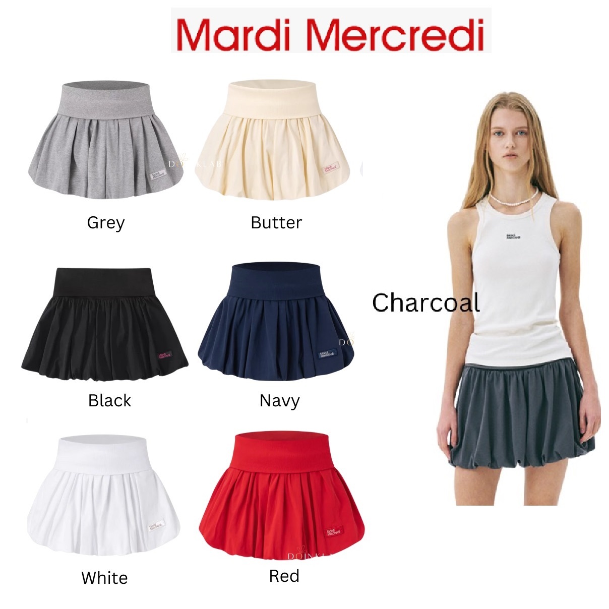 Mardi Mercredi Bubble Mini Skirt 夢幻泡泡裙