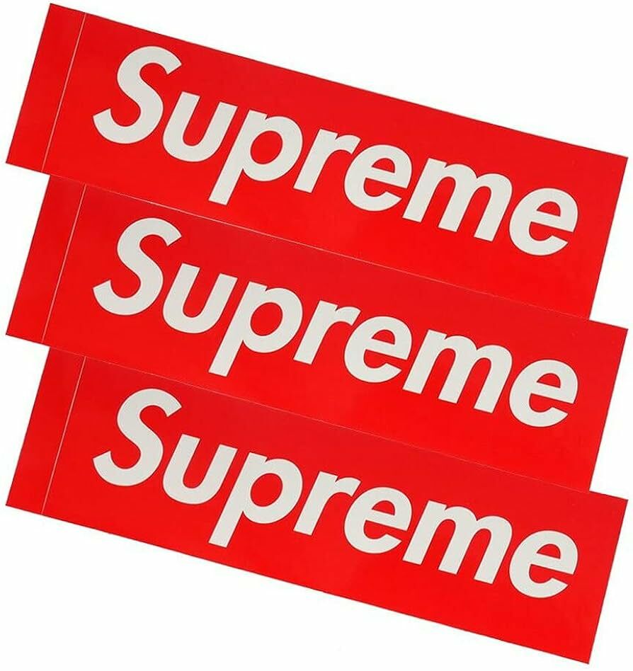 SUPREME BOXLOGO STICKER