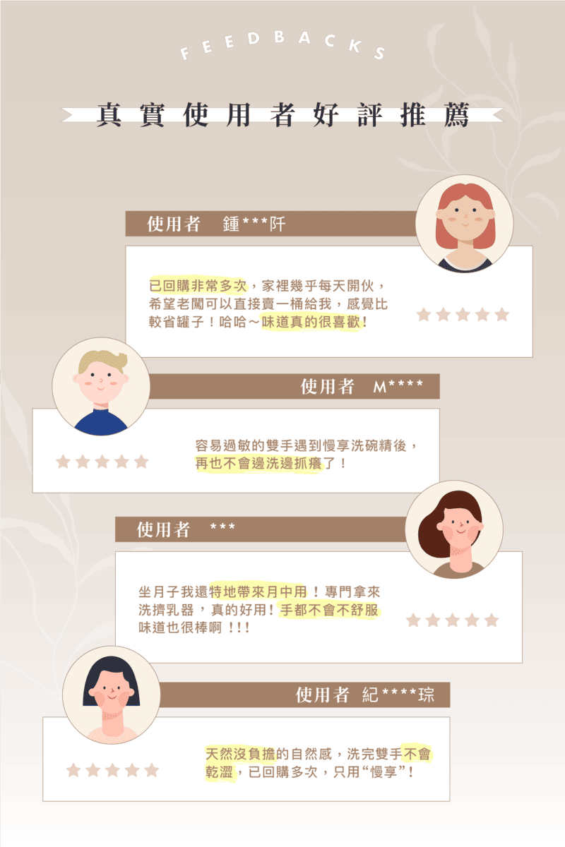 使用者好評回饋