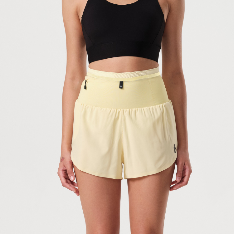 FlipBelt 飛力跑空氣腰包女生短褲 2.0