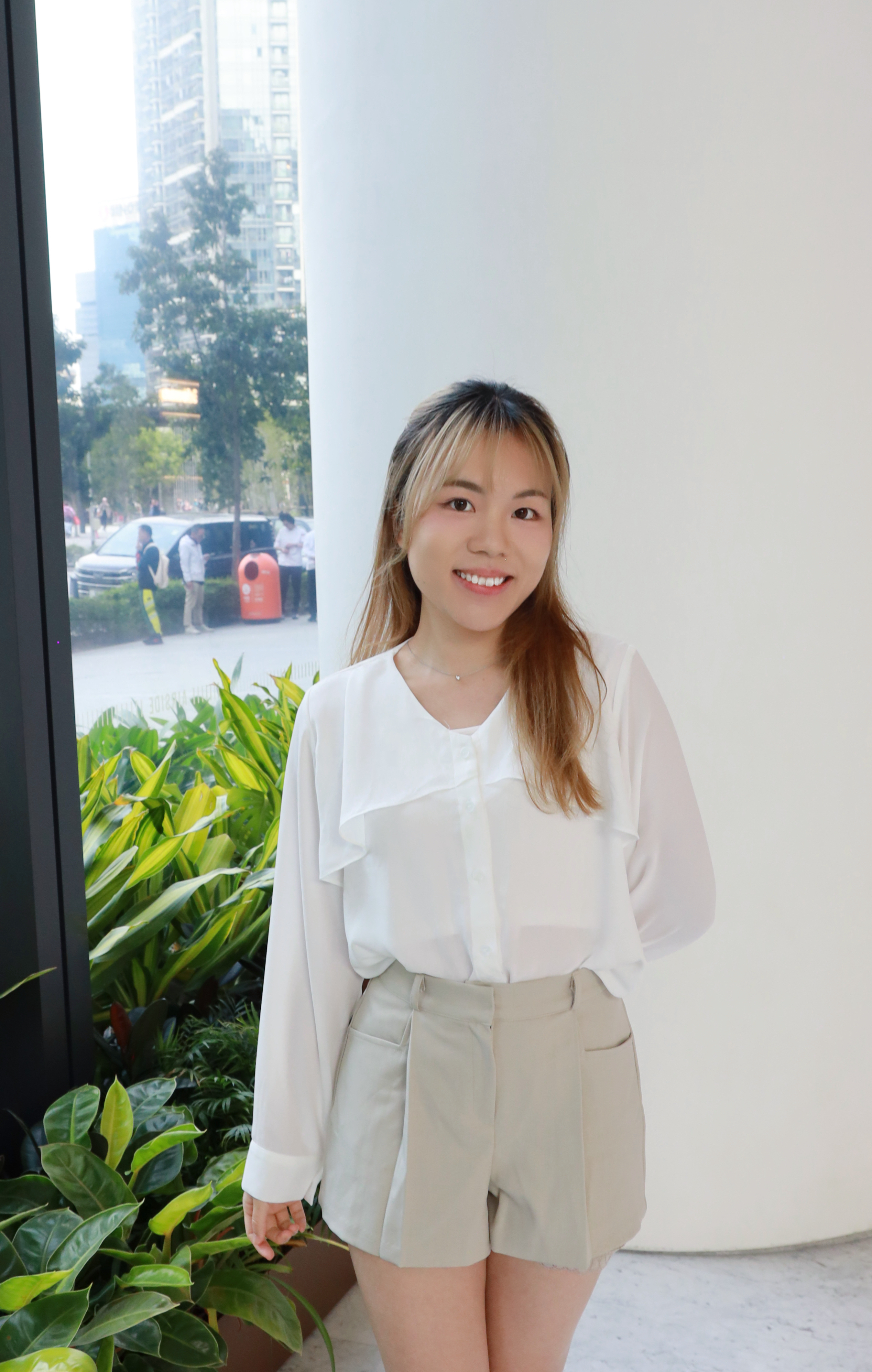 ||OL90|| 3ways to wear 斯文雪紡長袖top