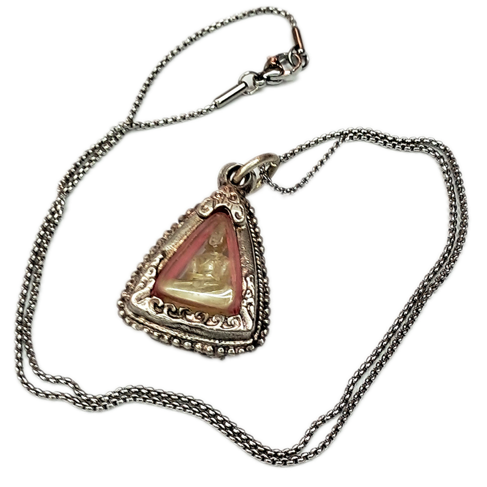 寶石佛{鋯石}&鈦鋼項鍊【十方】129937