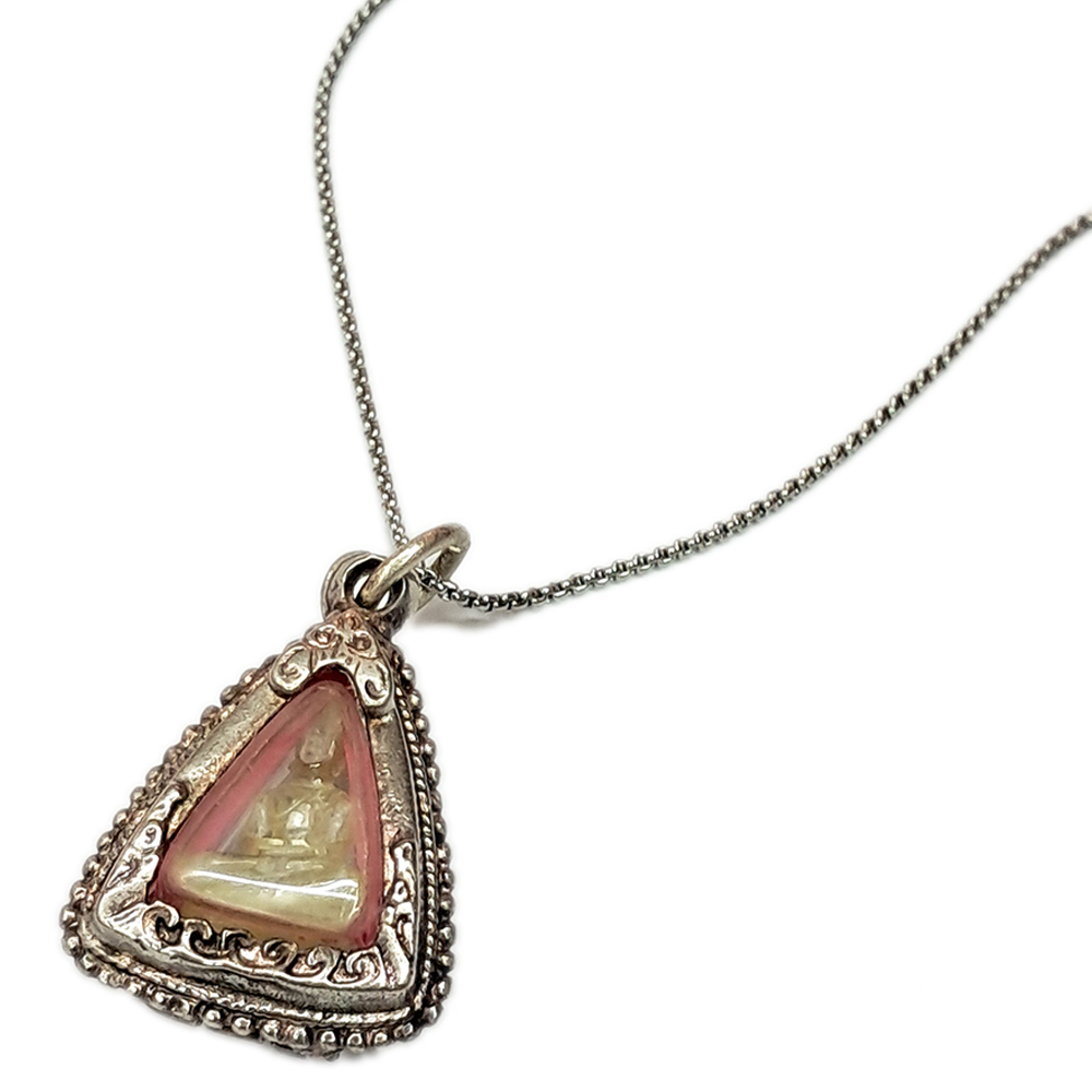 寶石佛{鋯石}&鈦鋼項鍊【十方】129937