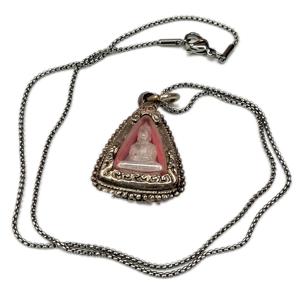 寶石佛{鋯石}&鈦鋼項鍊【十方】129939