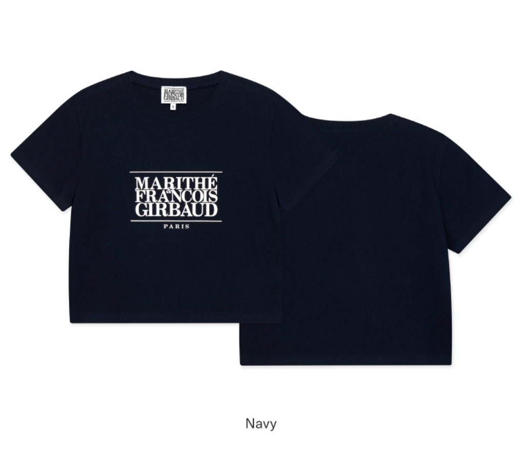 【現貨】｜每色只有一件｜【品牌現貨清倉大折扣】【MFG】W CLASSIC LOGO CROP TEE
