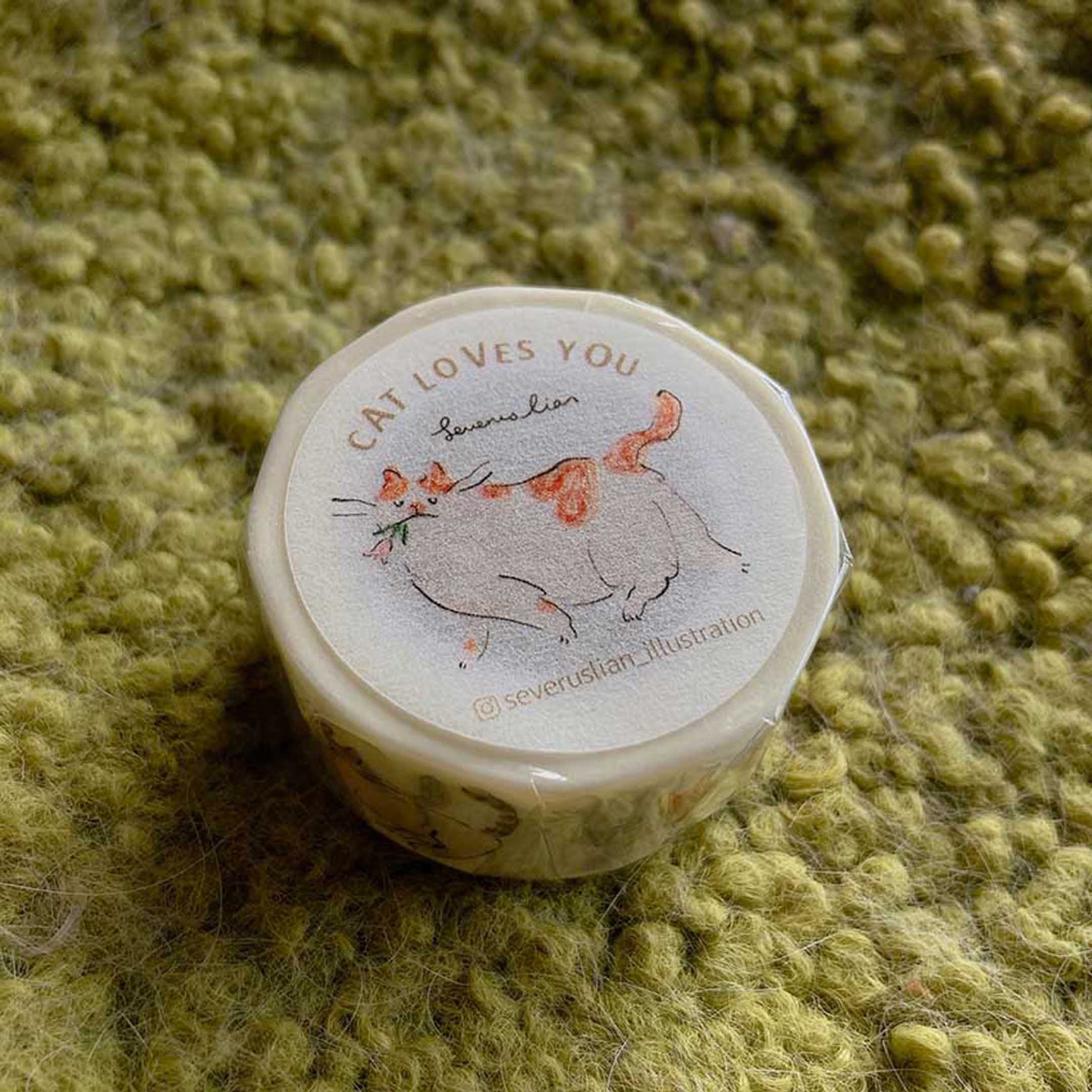貓貓愛你 和紙膠帶｜SEVERUS LIAN 里恩太太
