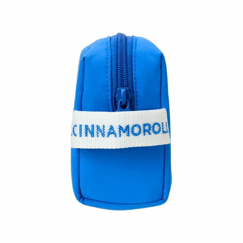 日本 Sanrio I.Cinnamoroll 休閒玉桂狗系列 - 化妝袋連繡花名手提帶