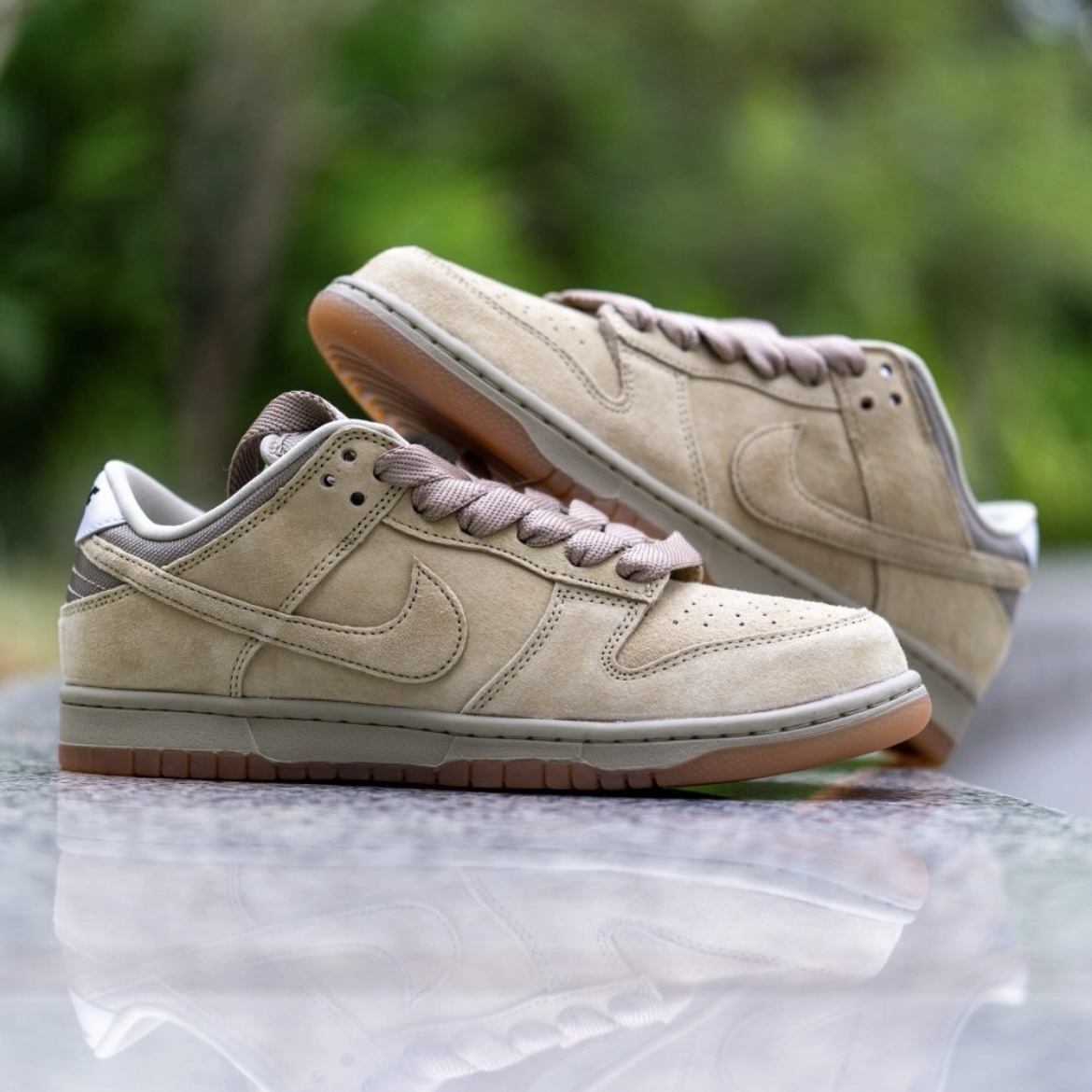 Nike SB Dunk Low Parachute Beige 沙色 駱駝色 麂皮 復古 低筒休閒鞋