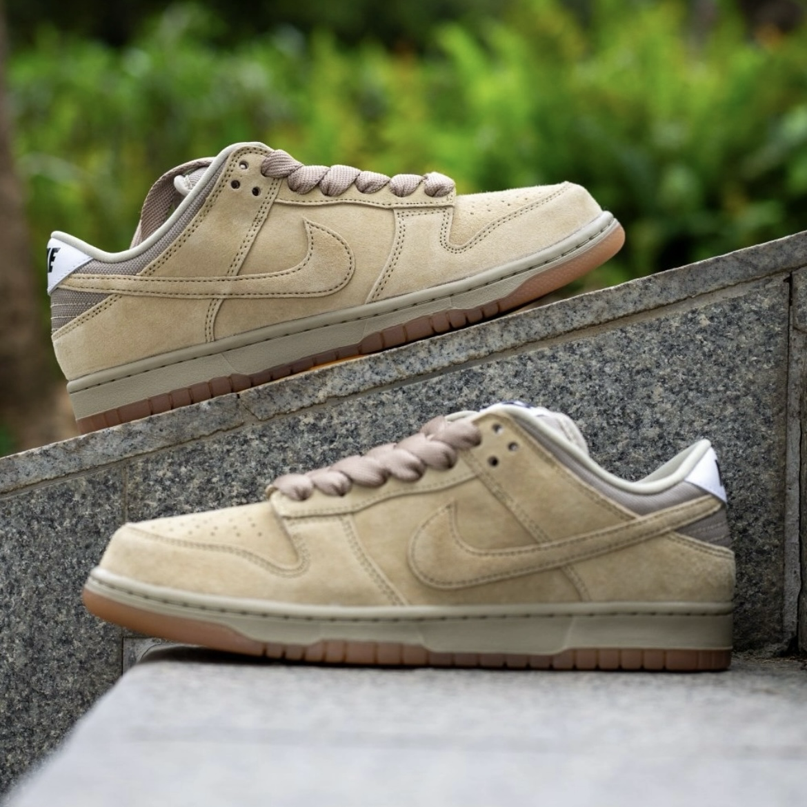 Nike SB Dunk Low Parachute Beige 沙色 駱駝色 麂皮 復古 低筒休閒鞋